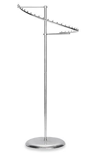 NEW CHROME 29 BALL SPIRAL GARMENT CLOTHING RACK “SALE”