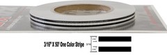 00033061 Dual Pinstripe Auto Customizing 3/16″ x 50′ 1/16″ Stripe Gap 061-Black