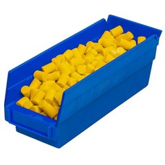 30120 Plastic Shelf Bins, Heavy Duty Storage Bins for Garage, Closet, and Dra…