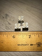 Printing Blocks “ Ornamental Borders “ Diamond Shape Lead Blocks