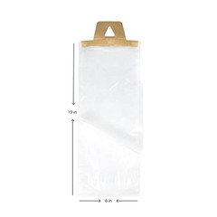 LDPE Newspaper Bags, 6X19, Clear, 1000 Pack, Plastic Poly Bags for Newspapers, P