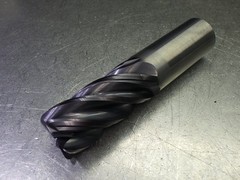 Widia/Hanita 1″ 5 Flute Carbide CR Endmill .12″ R 5V0C25008ET WP15PE (LOC1766)