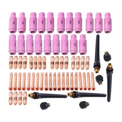 68 Pieces TIG Torch Consumables KIT for TIG Welding Torch PTA DB SR WP 17 18 26