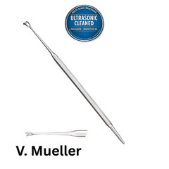 V Mueller RH1121 Nasal Hook Cottle, 2 Prong, Sharp, 3mm Between Prongs, 6″