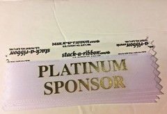 Stack-A-Ribbon Stick-On’s for Name Badges~Conventions/Meetings/Events~PCNAMETAG