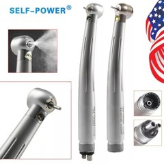 Dental High Speed LED Handpiece Standard Head Push E-Type 2/4Hole *US Stock*