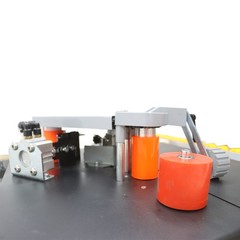 110V 1.2KW Electric Automatic Curved Straight Edge Banding Machine With platform