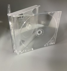 SALE! 2 24MM MULTI-4 QUAD CD DVD CASES WITH CLEAR TRAY GF4, FREE SHIPPING