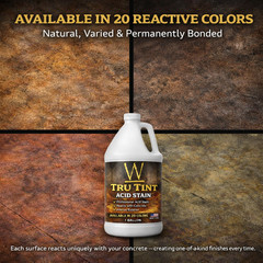 Walttools – Concrete ACID Stain – Tru Tint – Redwood