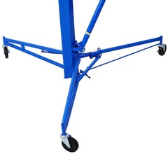 FOREOCELIV 11ft Drywall Lift Panel Hoist Jack Lifter 150 lbs Ceiling Wall Blue