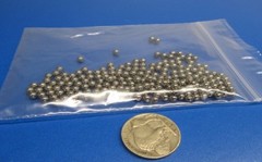 Metric 3.5 mm Dia. +/-.0025 mm, 52100 Alloy Steel Balls, 200 Pcs