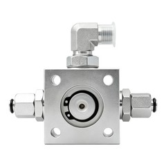 2 Three Way Diverter Valves for 1-2 ton Chinese Mini Excavator Fast Shipping