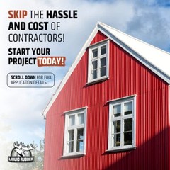 Liquid Rubber Color Sealant Multi-Surface Leak Repair Indoor and Outdoor Coating