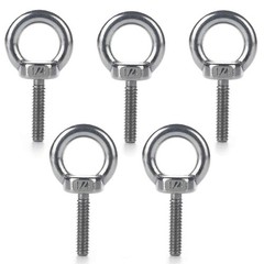 5 Pieces Lifting Ring Eye Bolt Anti-Rust 304 Stainless Steel 1/4 – 20 X 1