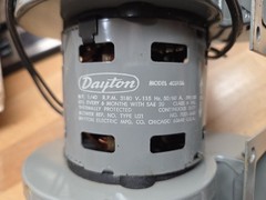 NEW OEM Dayton Model 1TDP8 Blower motor 184 CFM 3150 RPM 115V 60/50hz (4C015A)