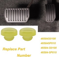 Brake Pedal Stop Pad Set Compatible with Versa Xterra Stanza 2 Style: four pcs