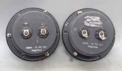 QTY 2 Weston Volt Meter Model 1539 FS=200UA / -3 + 15 VOLT / -1 + 6 AMPS /