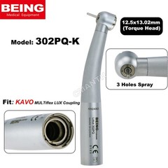 US BEING Dental Handpiece Fiber Optic High Speed Turbine Coupler 4/6Hole FG Burs