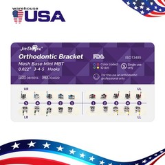 Dental Orthodontic Non-Conv 1st Molar Bondable Monoblock Roth 0.022 Buccal Tubes