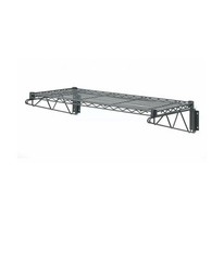 HUBERT Flint Steel Wire Wall Shelf – 36″L x 14″W