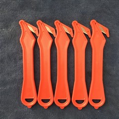 5 pack Klever Innovations 7″ Safety Cutter Orange (PLS-400-30G)