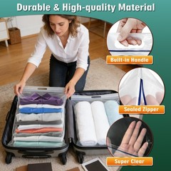 5 Gallon Extra Large Zipper Bag, 18â€ X 24â€ Clear Plastic Zip Bag with Han…