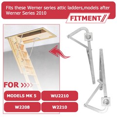 55-2 – Attic Ladder Spreader Hinge Arms – for MFG After 2010 – (Pair)