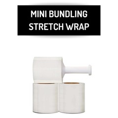 Mini Stretch Wrap with 1 Plastic Handle/Case Pallet Shrink Film – Size & Rolls