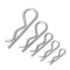 1mm 1.2mm 1.5mm 2mm 2.5mm 3mm 4mm – 6mm R Clip Stainless Steel 304 A2 Beta Pins