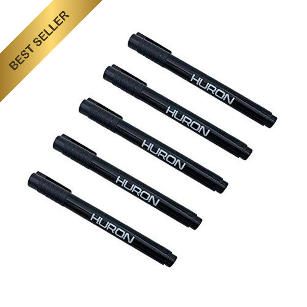 Huron Counterfeit Money Detector Pen 5/15/50/150/375/1500 Pack USA Currency