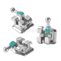 1000PCS AZDENT Dental Orthodontic MIM Monoblock Brackets Brace Roth.022 345 HOOK