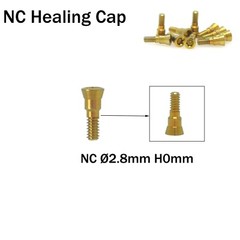 NC Dental Closure Screw NC Healing Cap Abutment Height 0/0.5mm Fit Straumann ITI