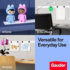 GAUDER Metal Tape Self Adhesive | Ferrous Tape for Magnets | Metallic Steel Stri