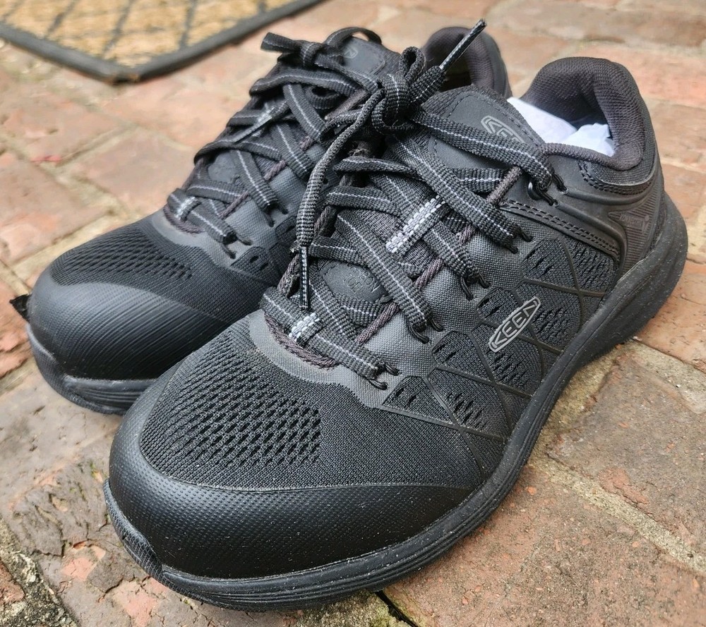 Men’s KEEN UTILITY Vista Energy Carbon Toe Work Sneaker Size 7.5 W Wide See Info