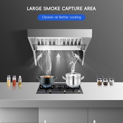 Commercial Exhaust Hood 4/5/6/7/8/9 FT Concession Trailer Food Truck Hood