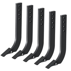 5 PCS 18”Box Blade Shank Scarifier Shanks Teeth 4 Holes Box Scraper Shank