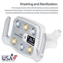 Dental 6LED 8W/9W Shadowless Light for Dental Chair/3.5X Binocular Loupe 5W 2LED