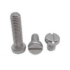 304 Stainless Steel Slotted Cheese Head Screws M1.6 M2 M2.5 M3