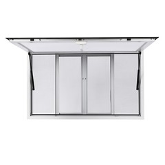 Concession Stand Truck Food Serving Window with 4 Awning Sliding Screens Window