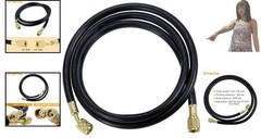 Heavy-Duty 800PSI AC Refrigerant Charging Hose, 59″ Long for System Maintenance