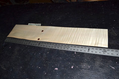 Tiger Maple Raw Wood Veneer Sheet 6.5 x 36 inches 1/42nd 35137-85
