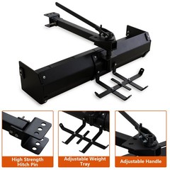 42” Trailer Box Scraper Tow Behind Box Scraper Lawn Tractor Attachments New