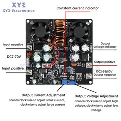 600W 700W High Power Buck-Boost Module Adjustable Regulated Power Supply Module