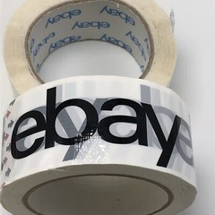 10 Rolls 2″ x 75 yds Official eBay Branded Packaging Packing Tape Color & B&W
