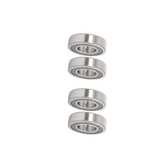 62/32-2RS 4 Pack 32mm Inner Dia 65mm OD 17mm Deep Groove Ball Bearing for CNC