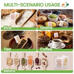 [5 Gram 50 Packages] Adsorbco Rechargeable 20% Orange + 80% White Silica Gel