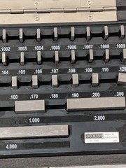 IMGAGES Gage Block Set: 0.05 to 4” Range, 36 Pc, Economy Grade, Steel 630-4105