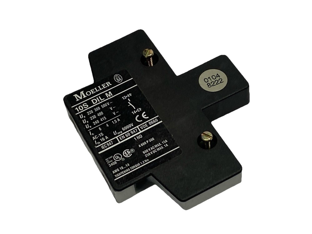 Moeller 10S DIL M Auxiliary Contact 1.5A 500V 1P