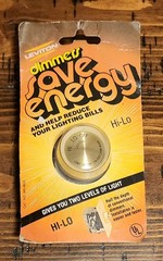 Leviton 805-6603 Ivory Rotary Dimmer Switch 300W 120V Hi-Lo Incandescent