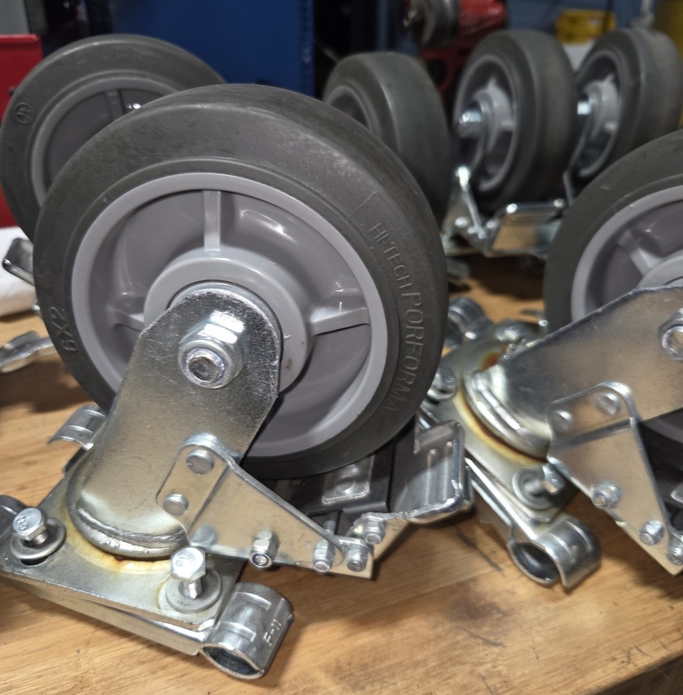 6″ x 2″ Colson Performa Wheel Swivel Caster w/ Total Lock Brake – 450 lbs. Capac